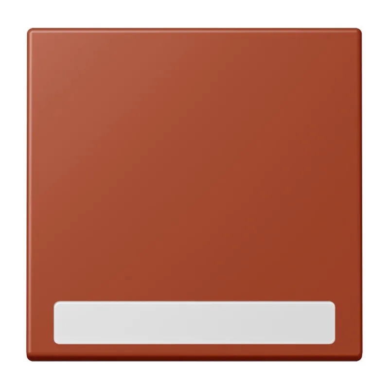 Jung Wippe 1fach, mit Schriftfeld, Serie LS, l'ocre rouge LC990NA232