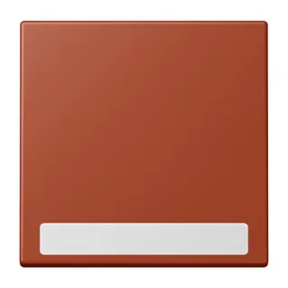 Jung Wippe 1fach, mit Schriftfeld, Serie LS, l'ocre rouge LC990NA232