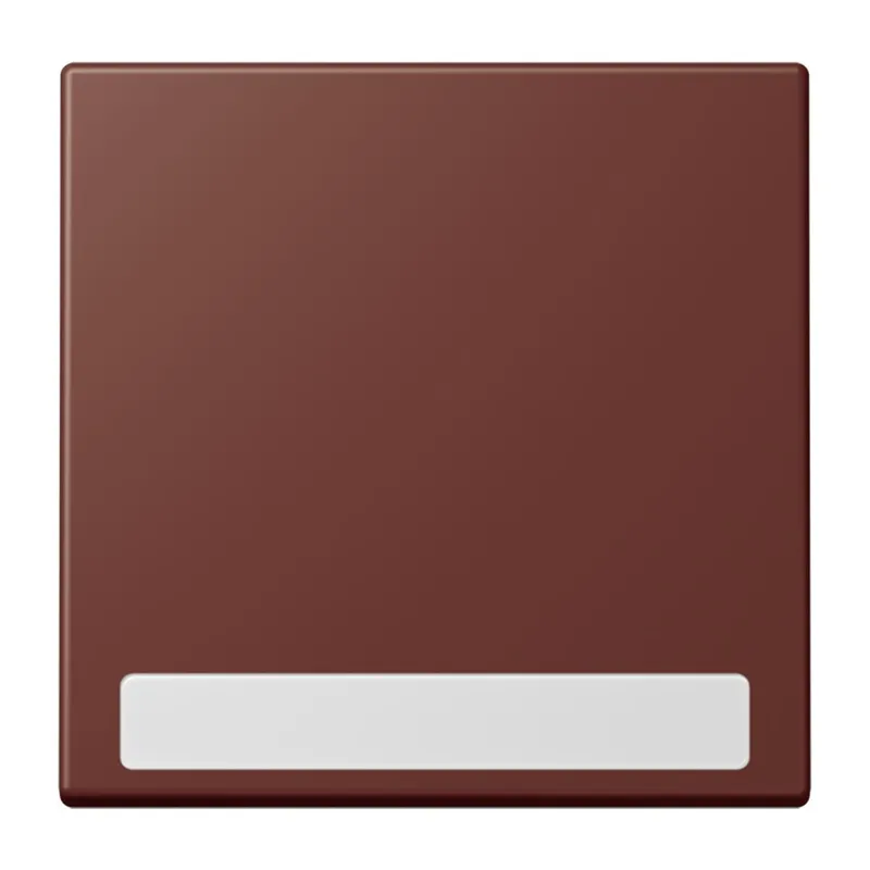 Jung Wippe 1fach, mit Schriftfeld, Serie LS, terre sienne br?lée 31 LC990NA235