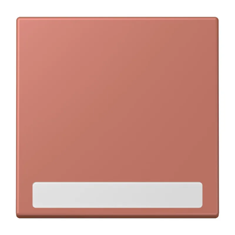 Jung Wippe 1fach, mit Schriftfeld, Serie LS, terre sienne brique LC990NA236