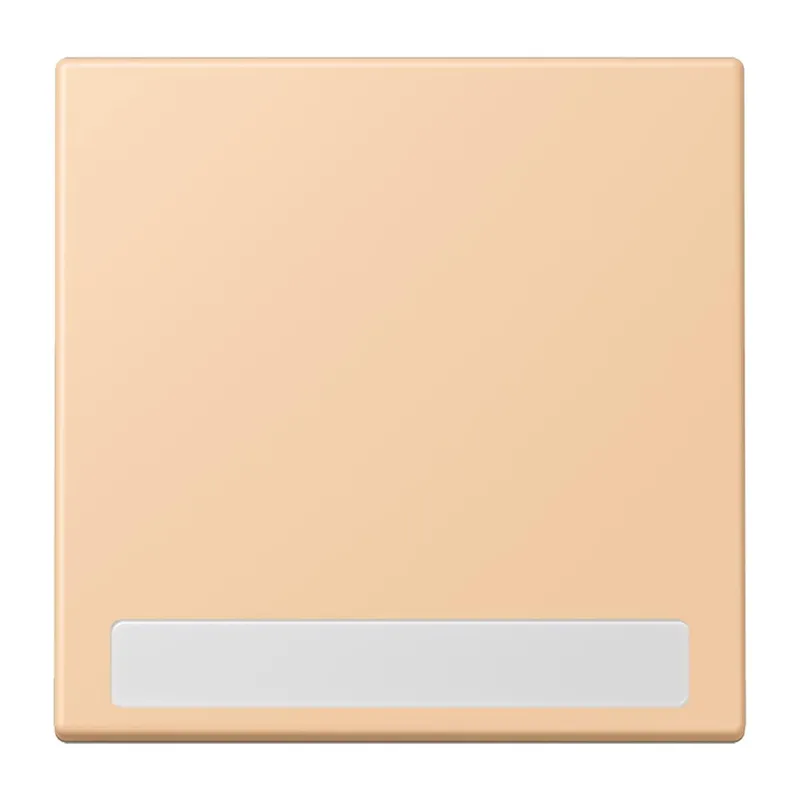 Jung Wippe 1fach, mit Schriftfeld, Serie LS, terre sienne claire 31 LC990NA237