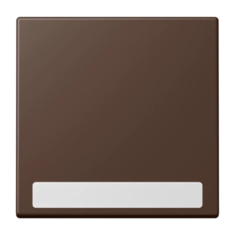 Jung Wippe 1fach, mit Schriftfeld, Serie LS, terre d'ombre br?lée 31 LC990NA239