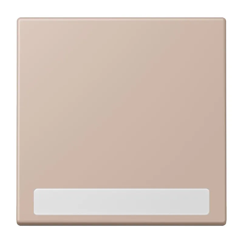 Jung Wippe 1fach, mit Schriftfeld, Serie LS, ombre br?lée claire LC990NA240