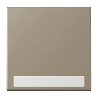 Jung Wippe 1fach, mit Schriftfeld, Serie LS, ombre naturelle moyenne LC990NA242