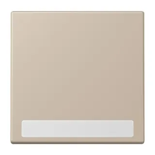 Jung Wippe 1fach, mit Schriftfeld, Serie LS, ombre naturelle claire LC990NA243