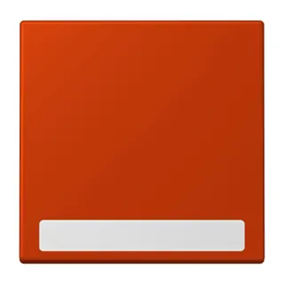 Jung Wippe 1fach, mit Schriftfeld, Serie LS, rouge vermillon 59 LC990NA244