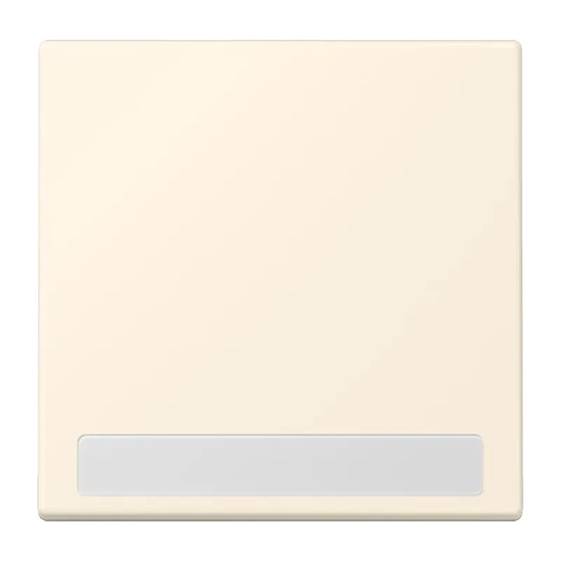 Jung Wippe 1fach, mit Schriftfeld, Serie LS, blanc ivoire LC990NA245