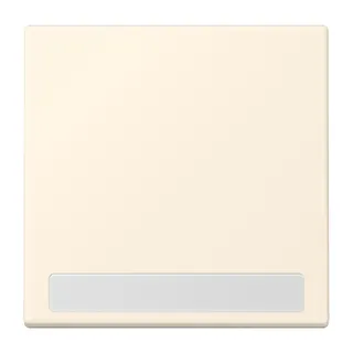 Jung Wippe 1fach, mit Schriftfeld, Serie LS, blanc ivoire LC990NA245