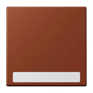 Jung Wippe 1fach, mit Schriftfeld, Serie LS, terre sienne br?lée 59 LC990NA247