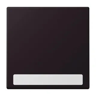 Jung Wippe 1fach, mit Schriftfeld, Serie LS, noir d'ivoire LC990NA248