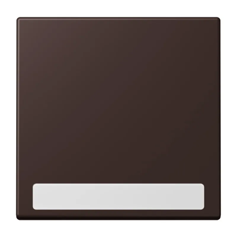 Jung Wippe 1fach, mit Schriftfeld, Serie LS, terre d?ombre br?lée 59 LC990NA252