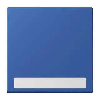 Jung Wippe 1fach, mit Schriftfeld, Serie LS, bleu outremer 59 LC990NA253