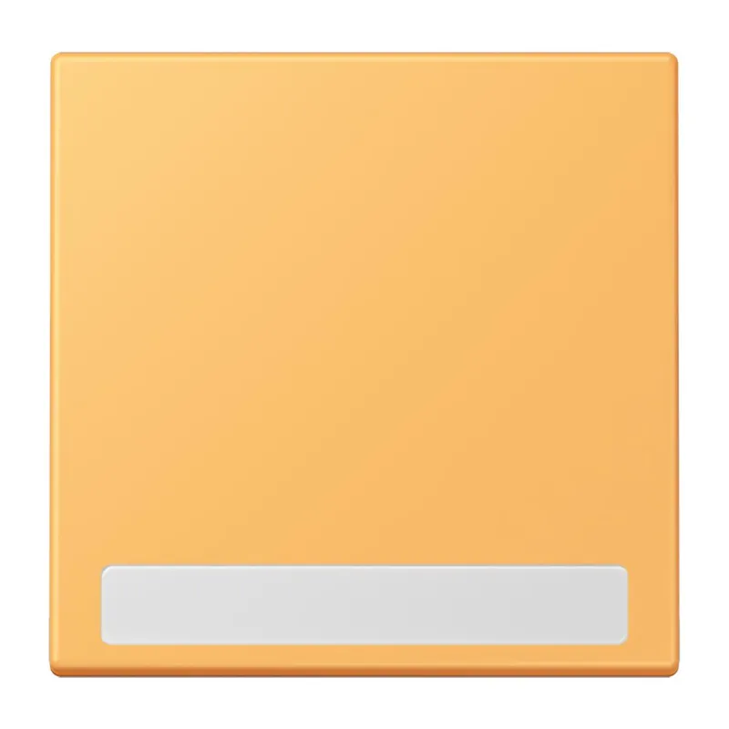 Jung Wippe 1fach, mit Schriftfeld, Serie LS, ocre jaune clair LC990NA254