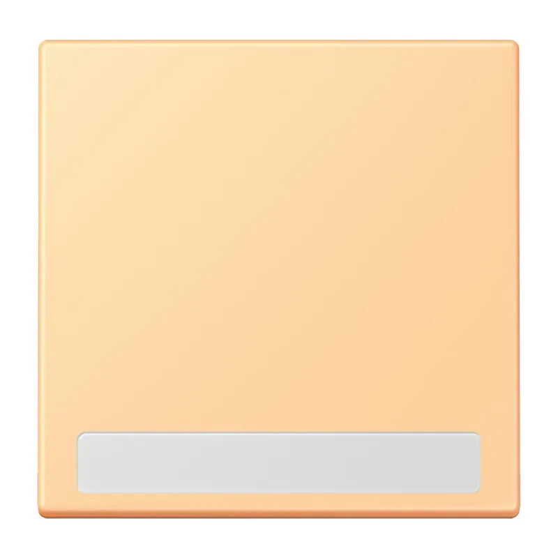 Jung Wippe 1fach, mit Schriftfeld, Serie LS, terre sienne claire 59 LC990NA258