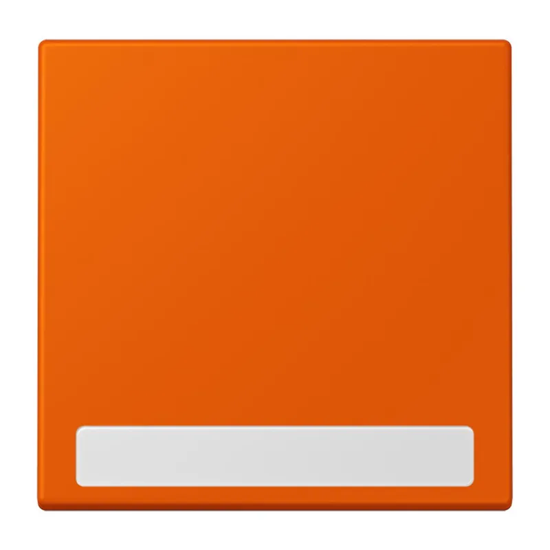 Jung Wippe 1fach, mit Schriftfeld, Serie LS, orange vif LC990NA260