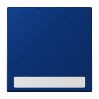 Jung Wippe 1fach, mit Schriftfeld, Serie LS, bleu outremer foncé LC990NA261