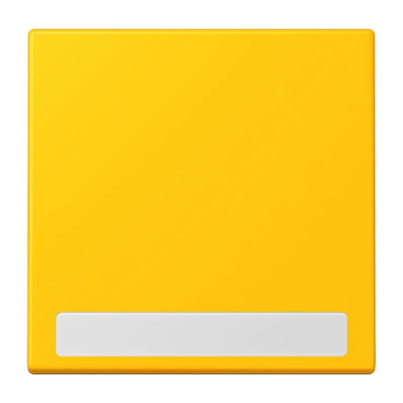 Jung Wippe 1fach, mit Schriftfeld, Serie LS, le jaune vif LC990NA263
