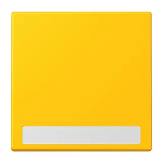 Jung Wippe 1fach, mit Schriftfeld, Serie LS, le jaune vif LC990NA263