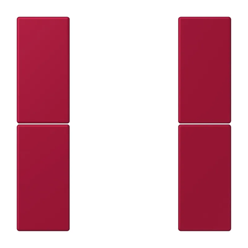 Jung Tastensatz 2fach, F50, Serie LS, rouge carmin LC502TSA229