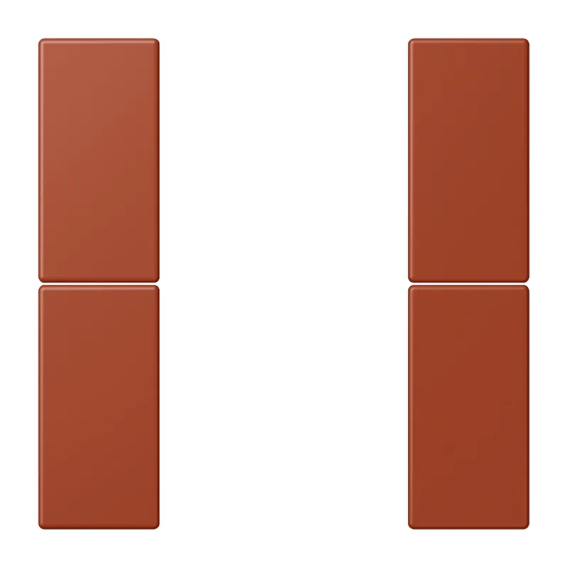 Jung Tastensatz 2fach, F50, Serie LS, l'ocre rouge LC502TSA232