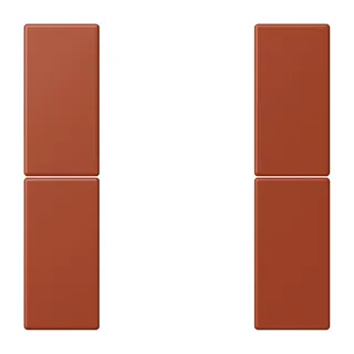 Jung Tastensatz 2fach, F50, Serie LS, l'ocre rouge LC502TSA232