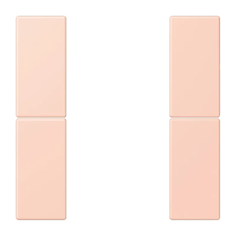 Jung Tastensatz 2fach, F50, Serie LS, l'ocre rouge clair LC502TSA234