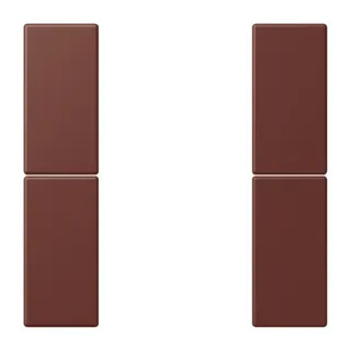 Jung Tastensatz 2fach, F50, Serie LS, terre sienne br?lée 31 LC502TSA235