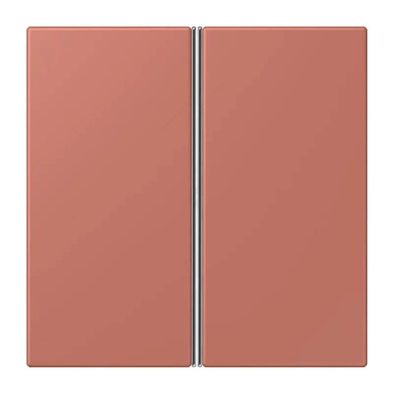 Jung Tastensatz 2fach, F40, Serie LS, terre sienne brique LC402TSA236