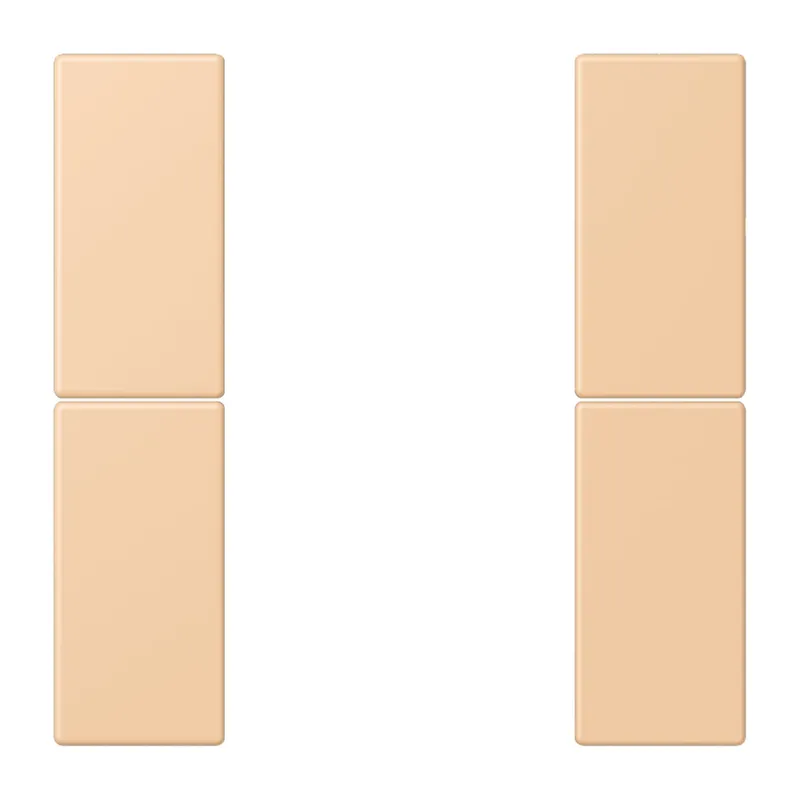 Jung Tastensatz 2fach, F50, Serie LS, terre sienne claire 31 LC502TSA237