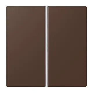 Jung Tastensatz 2fach, F40, Serie LS, terre d'ombre br?lée 31 LC402TSA239