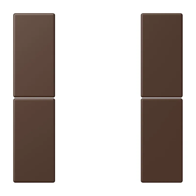 Jung Tastensatz 2fach, F50, Serie LS, terre d'ombre br?lée 31 LC502TSA239