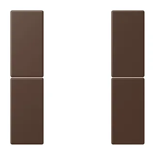 Jung Tastensatz 2fach, F50, Serie LS, terre d'ombre br?lée 31 LC502TSA239