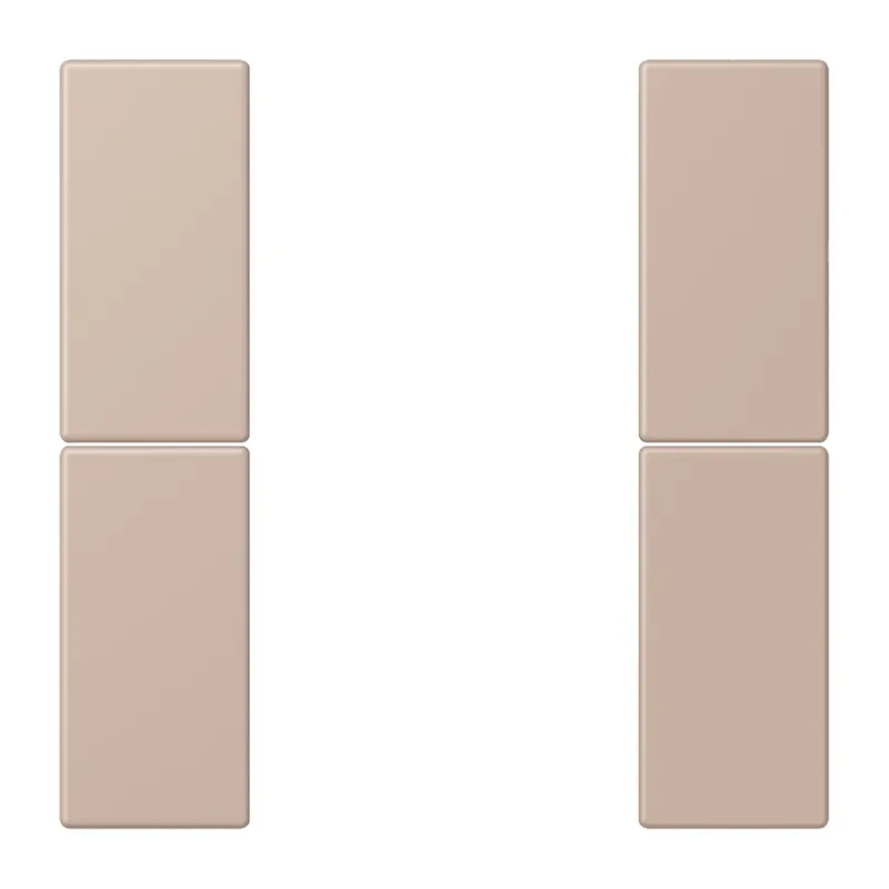 Jung Tastensatz 2fach, F50, Serie LS, ombre br?lée claire LC502TSA240