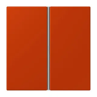 Jung Tastensatz 2fach, F40, Serie LS, rouge vermillon 59 LC402TSA244
