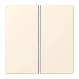 Jung Tastensatz 2fach, F40, Serie LS, blanc ivoire LC402TSA245