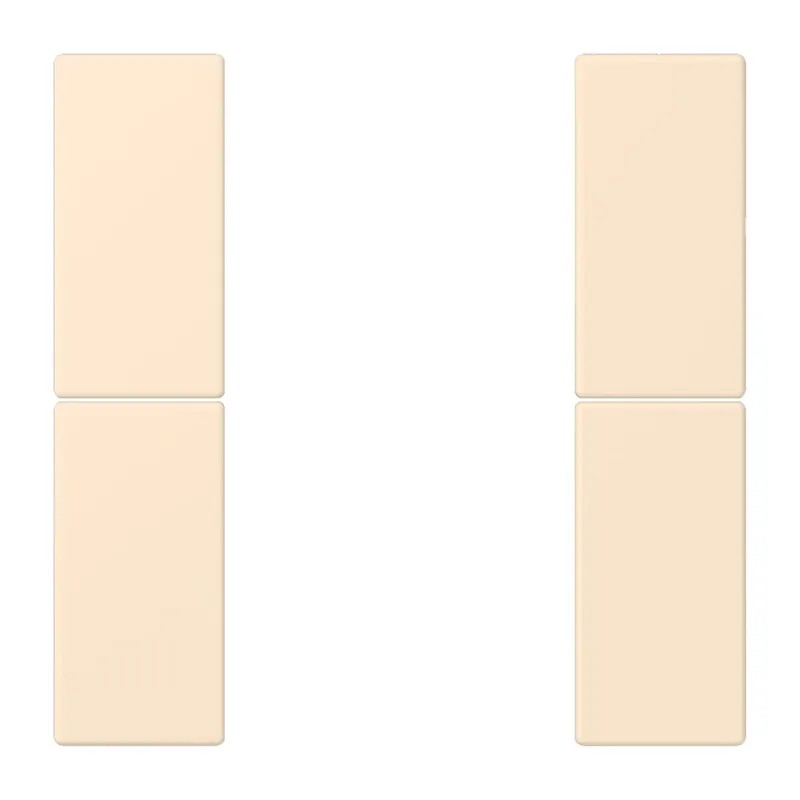 Jung Tastensatz 2fach, F50, Serie LS, blanc ivoire LC502TSA245