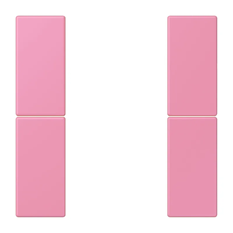 Jung Tastensatz 2fach, F50, Serie LS, rose vif LC502TSA246