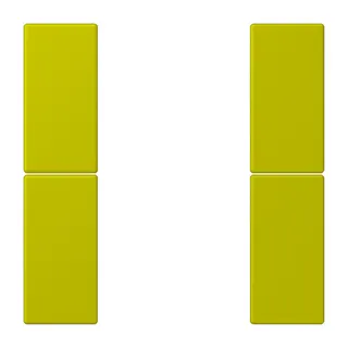 Jung Tastensatz 2fach, F50, Serie LS, vert olive vif LC502TSA249