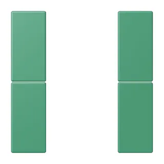 Jung Tastensatz 2fach, F50, Serie LS, vert 59 LC502TSA250