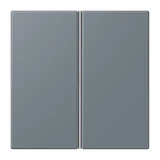 Jung Tastensatz 2fach, F40, Serie LS, gris 59 LC402TSA251