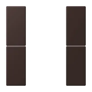 Jung Tastensatz 2fach, F50, Serie LS, terre d?ombre br?lée 59 LC502TSA252