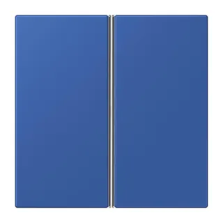 Jung Tastensatz 2fach, F40, Serie LS, bleu outremer 59 LC402TSA253