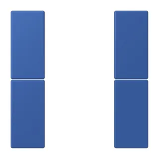 Jung Tastensatz 2fach, F50, Serie LS, bleu outremer 59 LC502TSA253