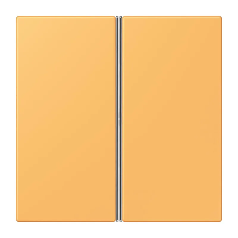 Jung Tastensatz 2fach, F40, Serie LS, ocre jaune clair LC402TSA254