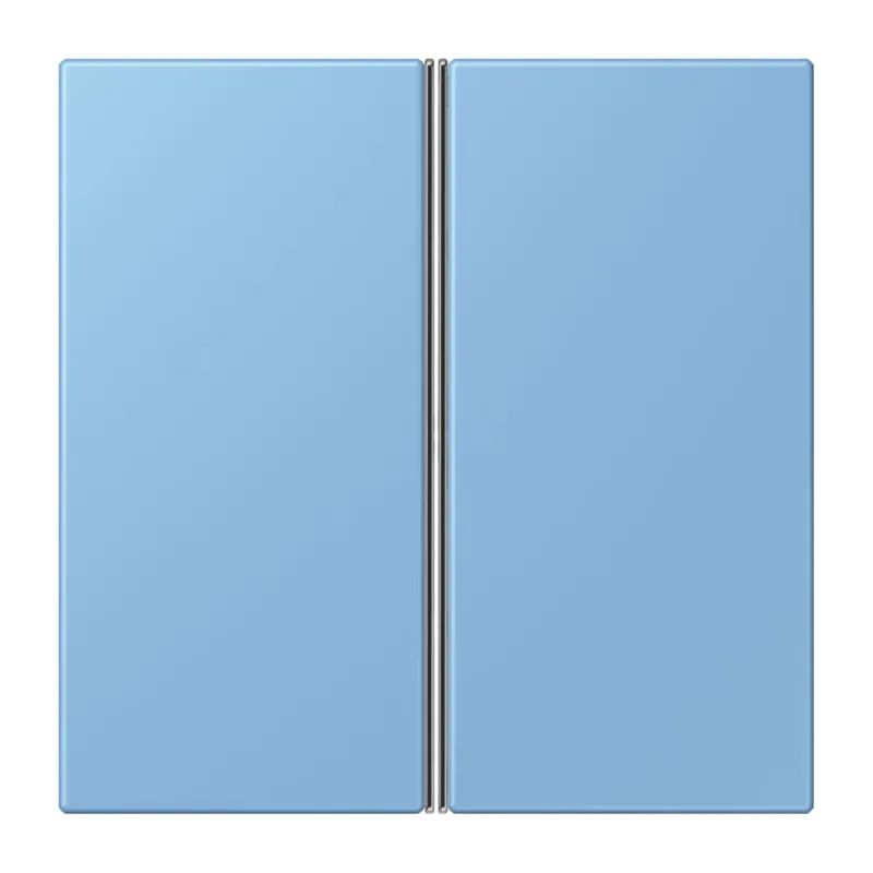Jung Tastensatz 2fach, F40, Serie LS, bleu céruléen 59 LC402TSA256