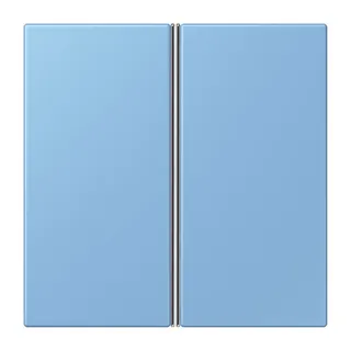 Jung Tastensatz 2fach, F40, Serie LS, bleu céruléen 59 LC402TSA256