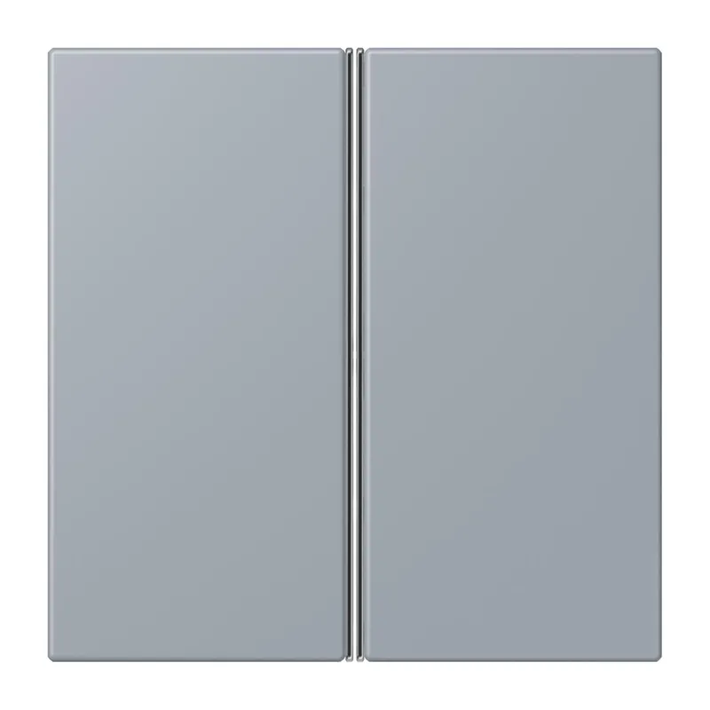 Jung Tastensatz 2fach, F40, Serie LS, gris clair 59 LC402TSA257
