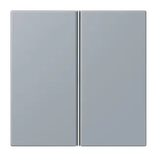 Jung Tastensatz 2fach, F40, Serie LS, gris clair 59 LC402TSA257