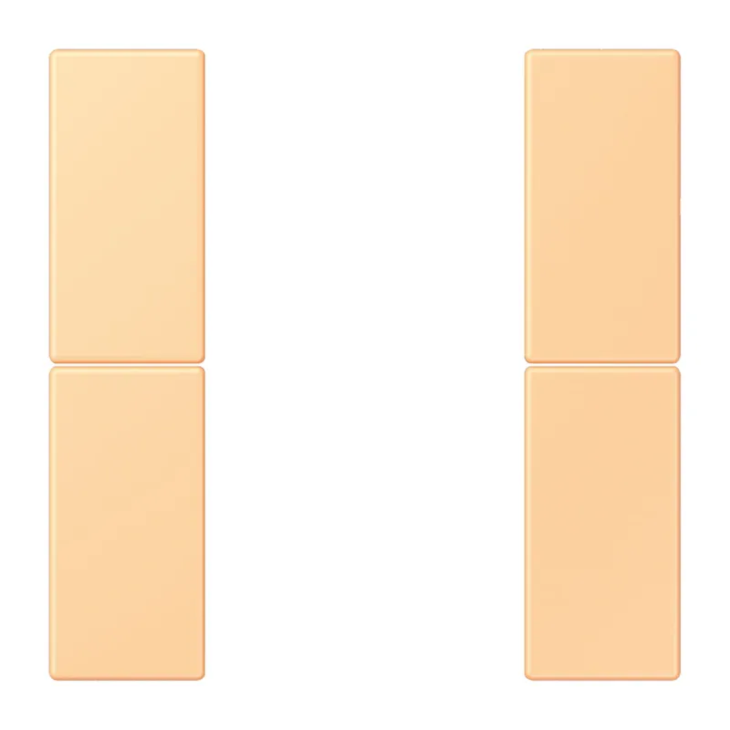 Jung Tastensatz 2fach, F50, Serie LS, terre sienne claire 59 LC502TSA258