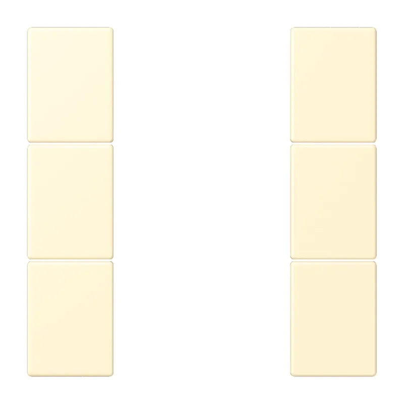 Jung Tastensatz 3fach, F50, Serie LS, blanc LC503TSA201